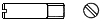 DIN 427 Винт установочный (штифт резьбовой) с неполной резьбой, плоским концом и прямым шлицем, EN ISO 2342