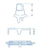 Установка флажка с лапками Dot Common Sense