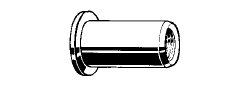 ART1021F нержавеющая заклепка-гайка с фланцем