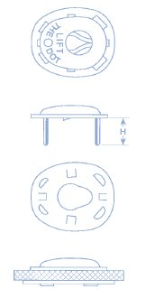 Установка кнопки Lift-The-Dot на тент